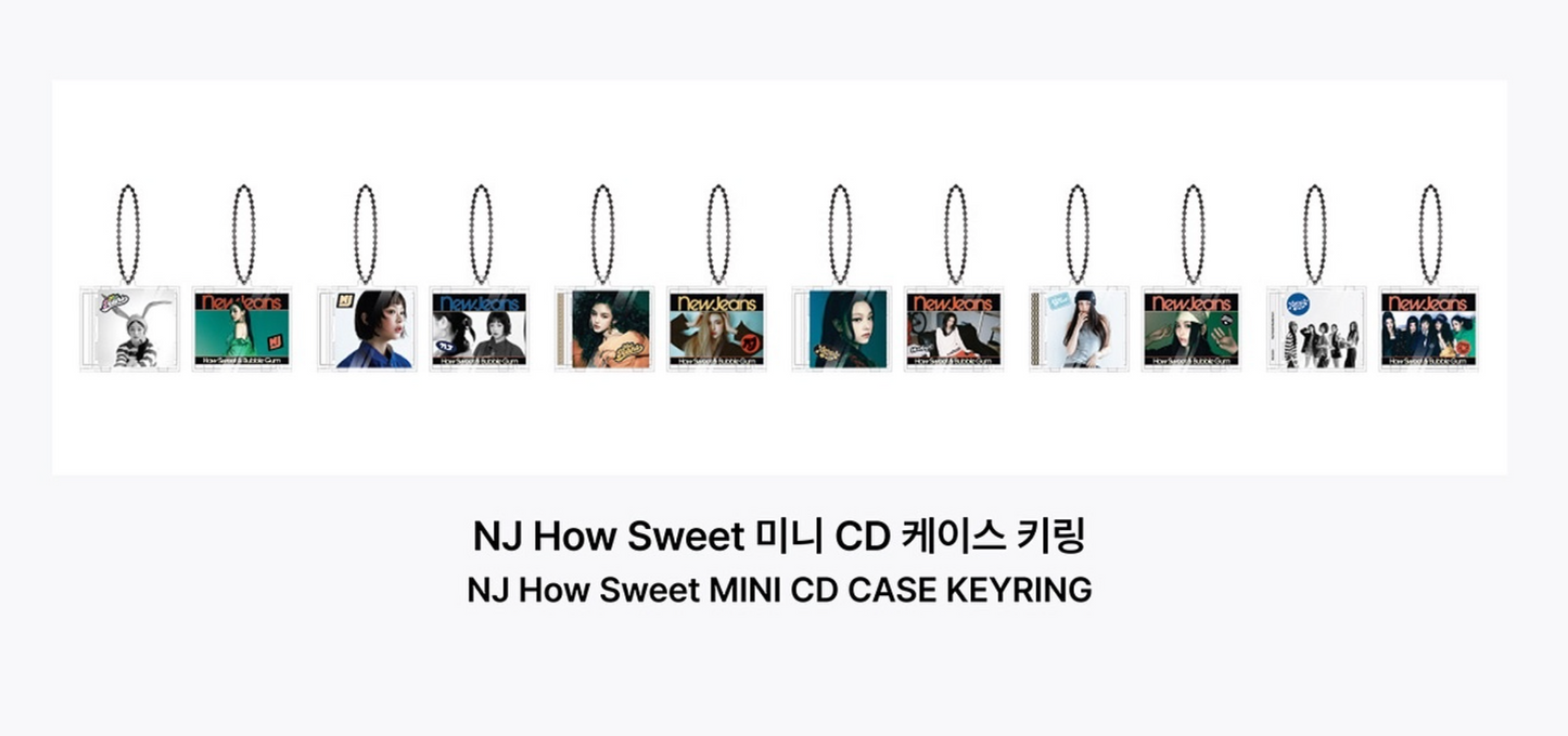 NJ How Sweet MINI CD CASE KEYRING