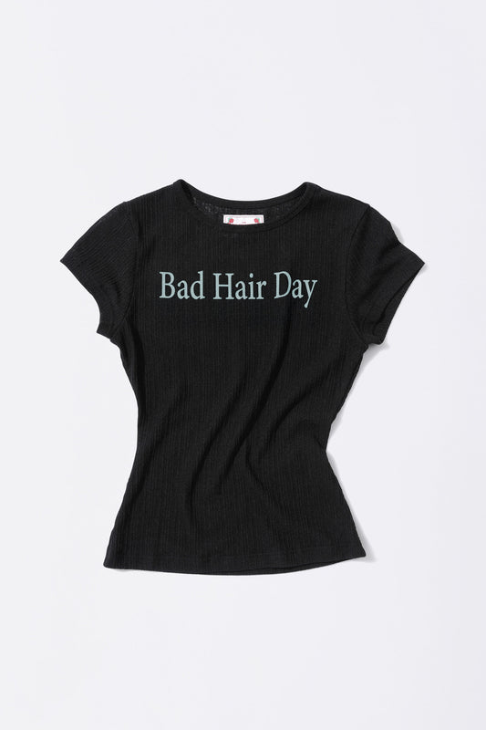 Sculptorpage - Bad Hair Day Tee Black