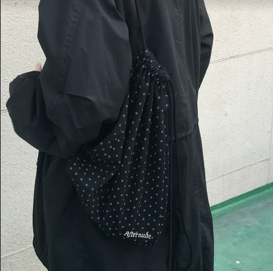 Afternude - AFTER DOT GYM SACK (BLACK)