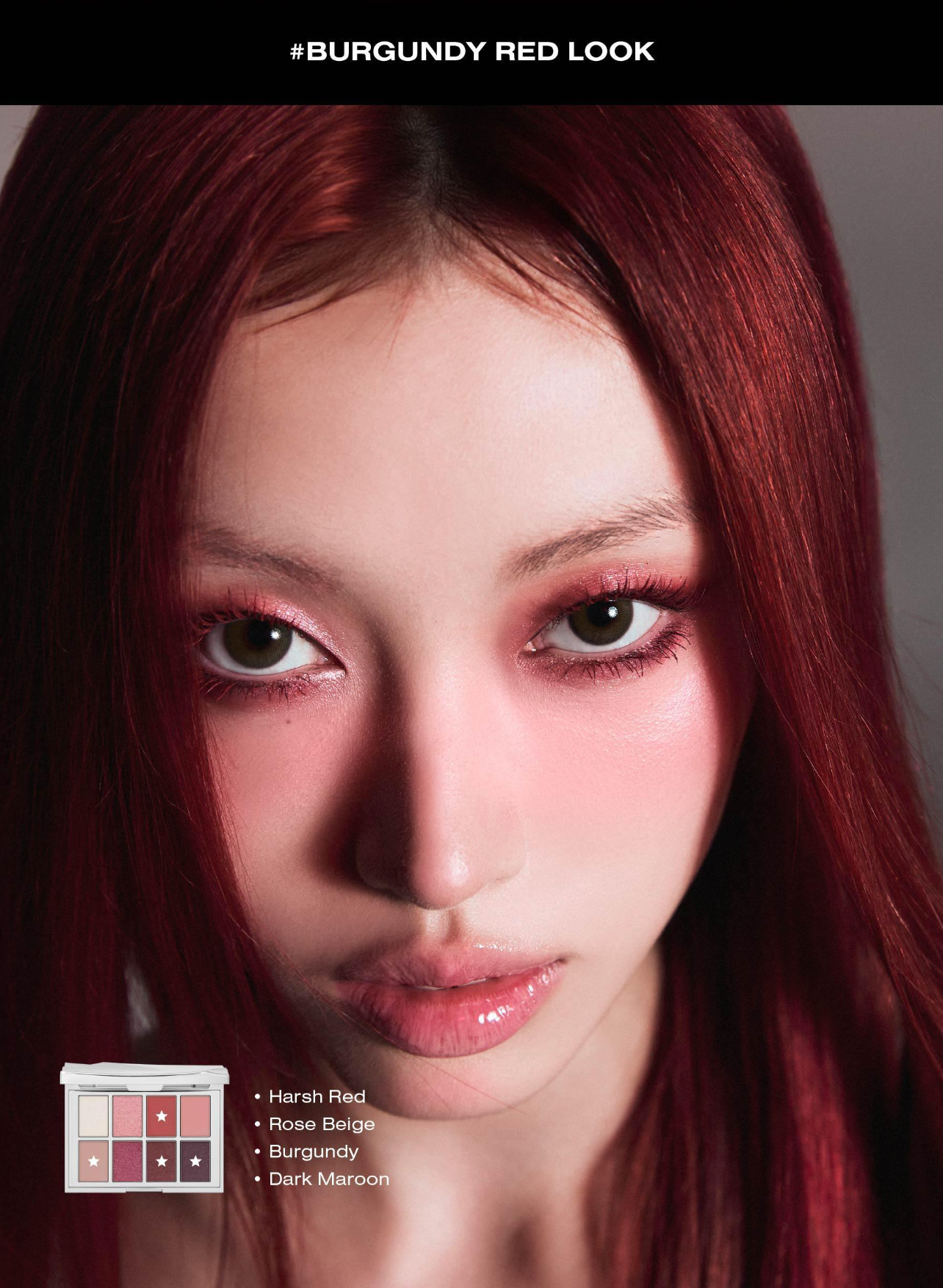 Risky Beauty - PIGMENT EYESHADOW PALETTE (HARSH）