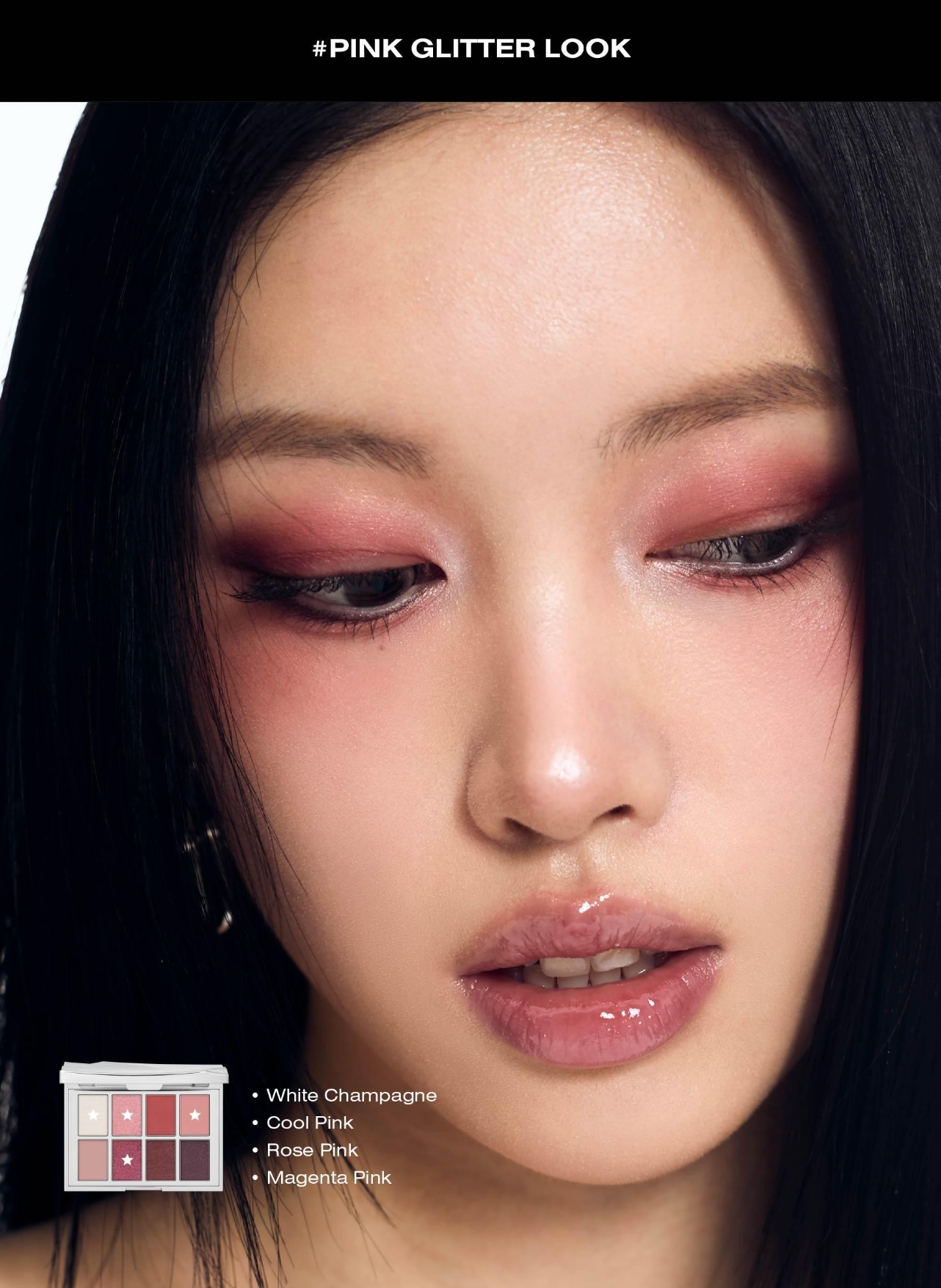 Risky Beauty - PIGMENT EYESHADOW PALETTE (HARSH）