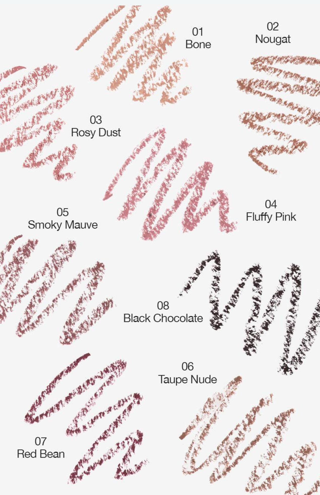 Risky Beauty - LIP BESTIE PENCIL (8 COLORS）