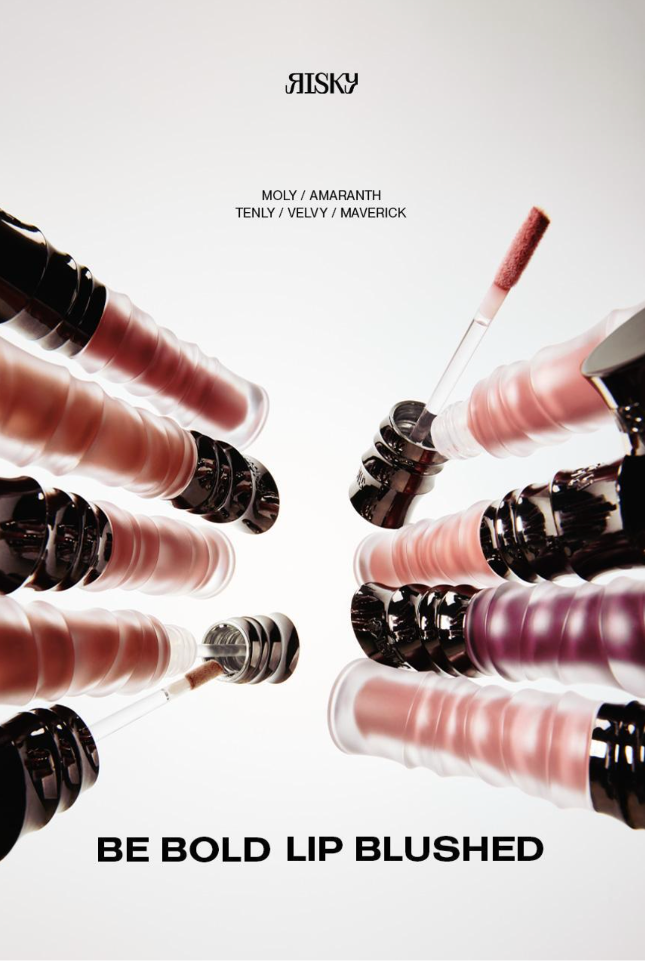 Risky Beauty - BE BOLD LIP BLUSHED (5 COLORS）