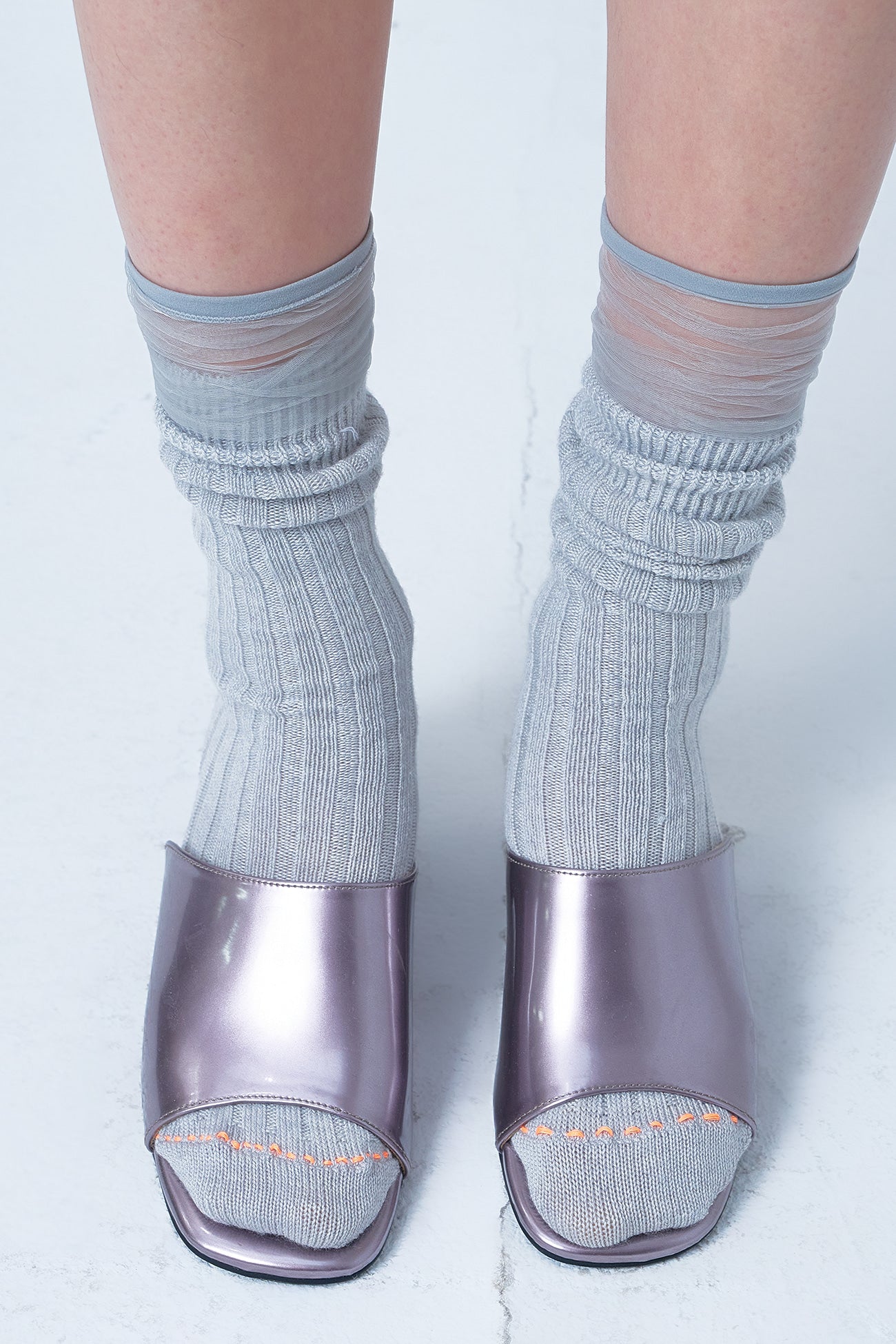 Deinet - ENAMEL SLIPPERS IN LIGHT PURPLE