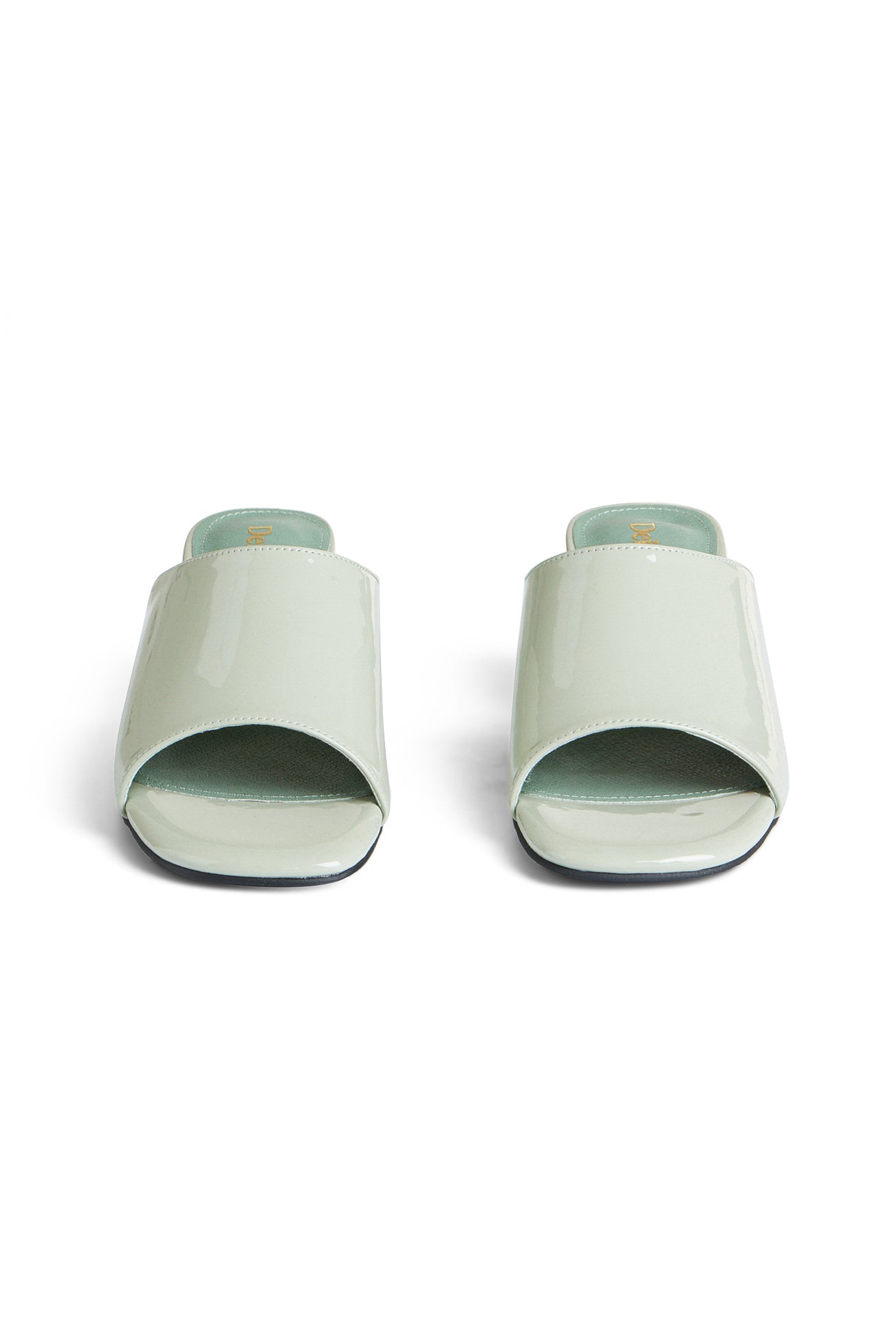 Deinet - ENAMEL SLIPPERS IN MINT