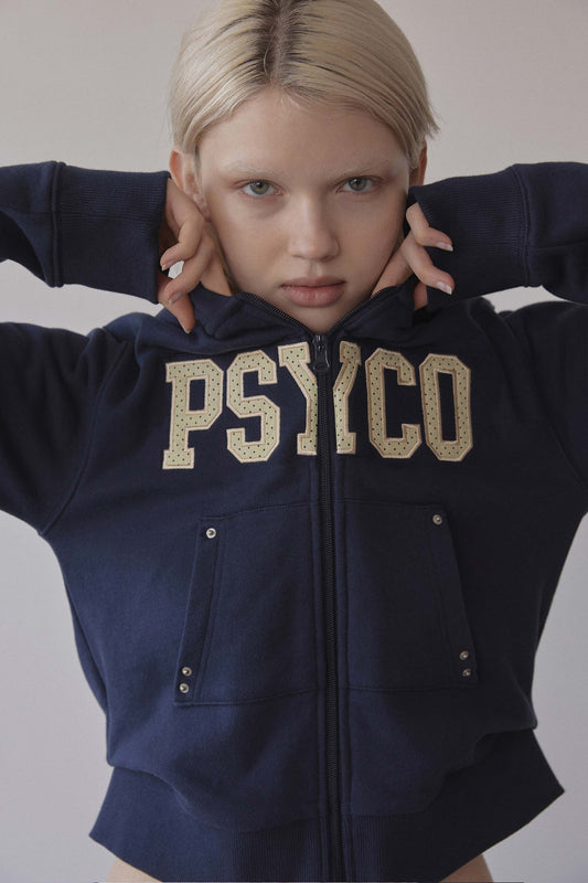 Sculptorpage - Cottage Zip-Up Hoodie Navy