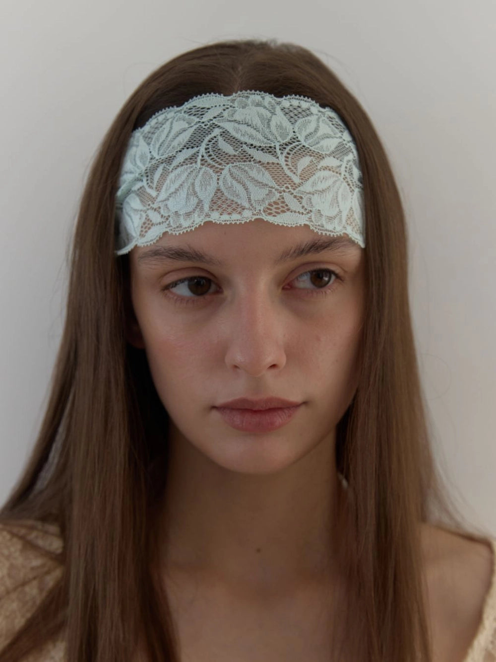 LACE HEADBAND (SKY BLUE)