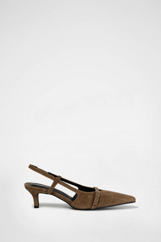 KHIHO - BELLA SLINGBACK BROWN 3CM / 5CM