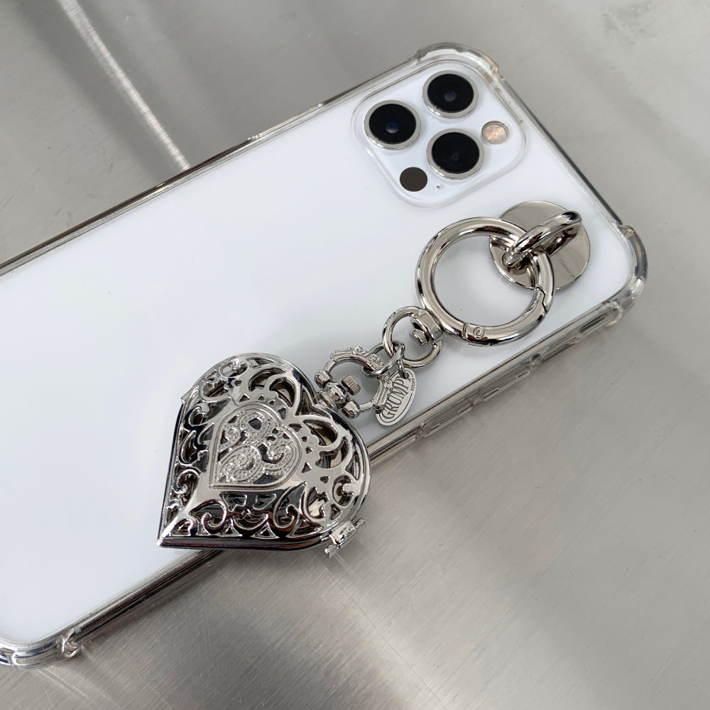 grumpy - Ethereal Heart Watch Keychain