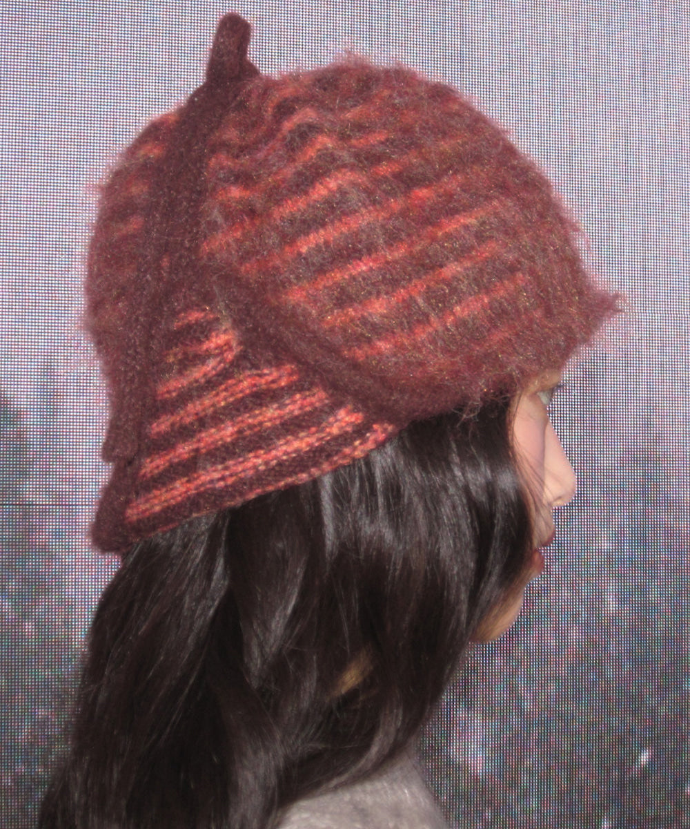 SHAGGY KNIT FLAP CAP - 4 colors