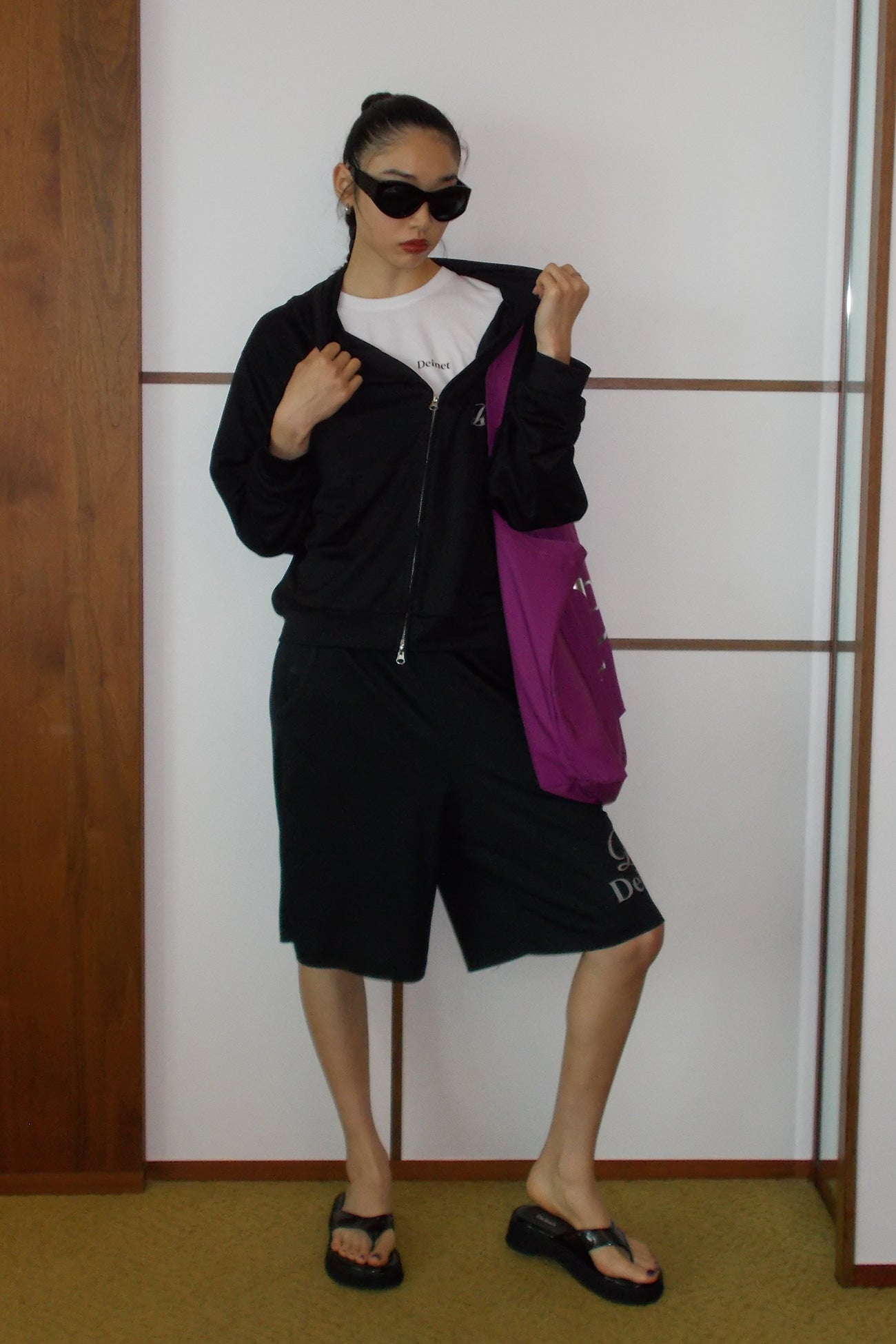 Deinet - JELLY FLIP FLOP IN BLACK