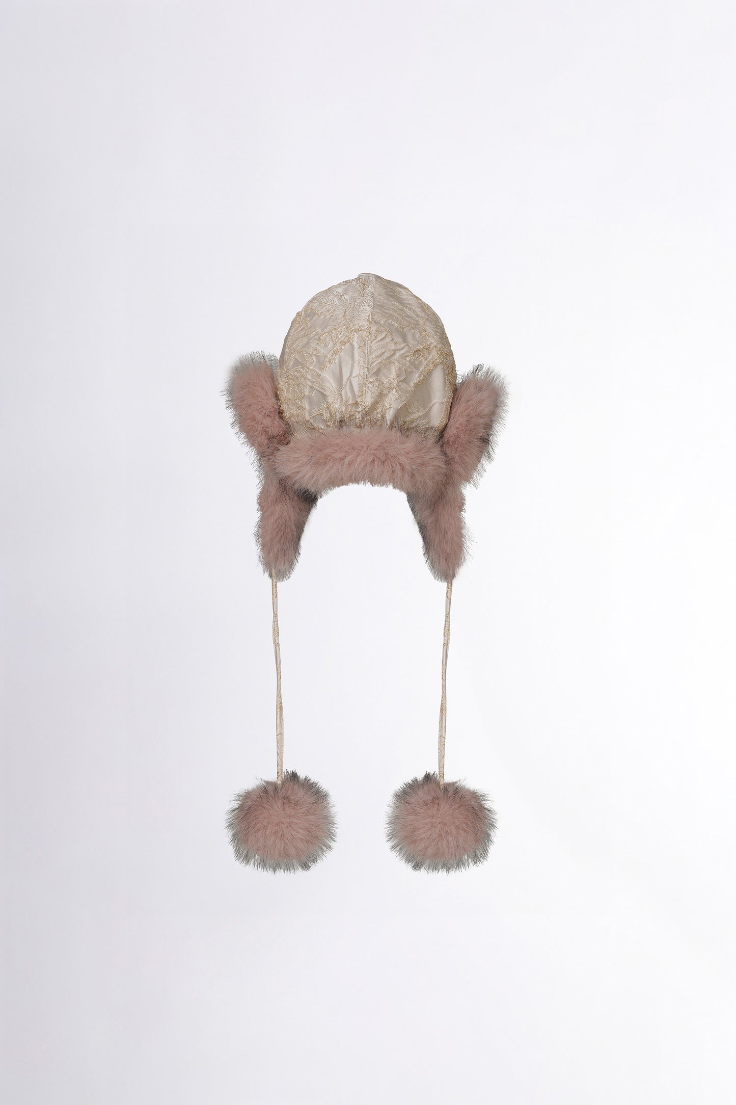 Jacquard Trooper Hat Pale Apricot