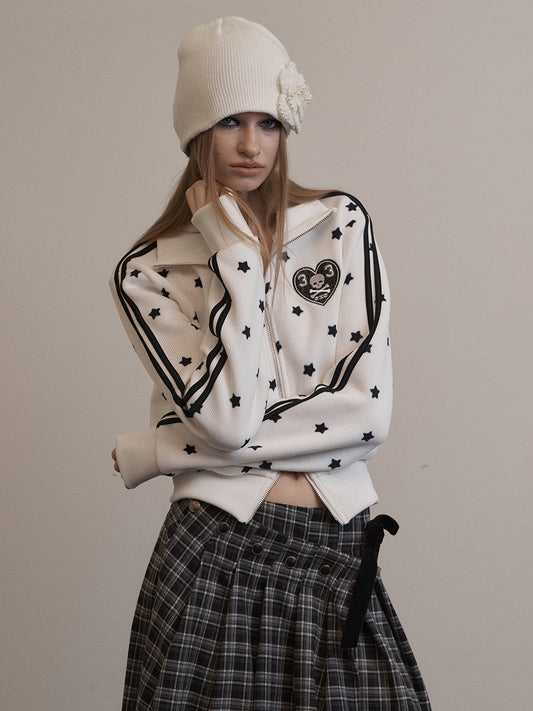 setupexe-STAR SPORTY ZIP-UP / IVORY