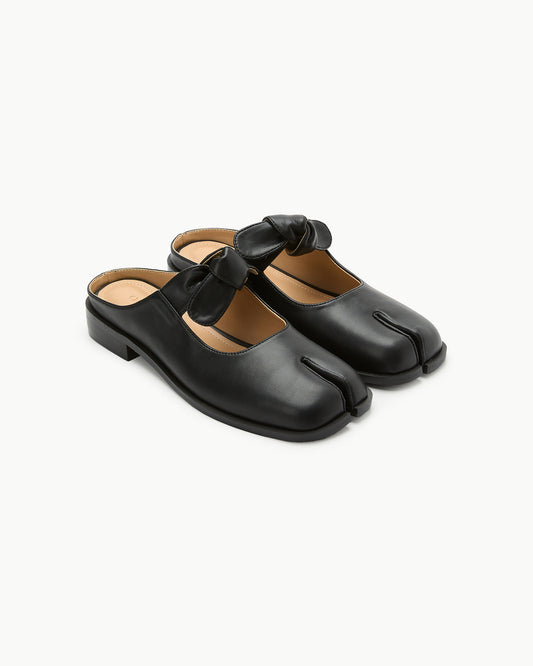 PAES - Bow-Knot Mule / Black