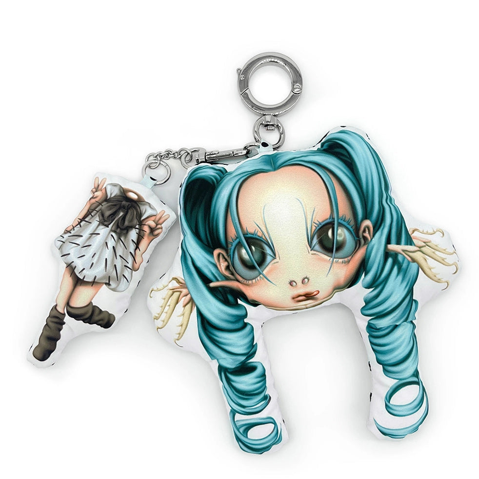 Ornamental body cushion keyring, Fairy