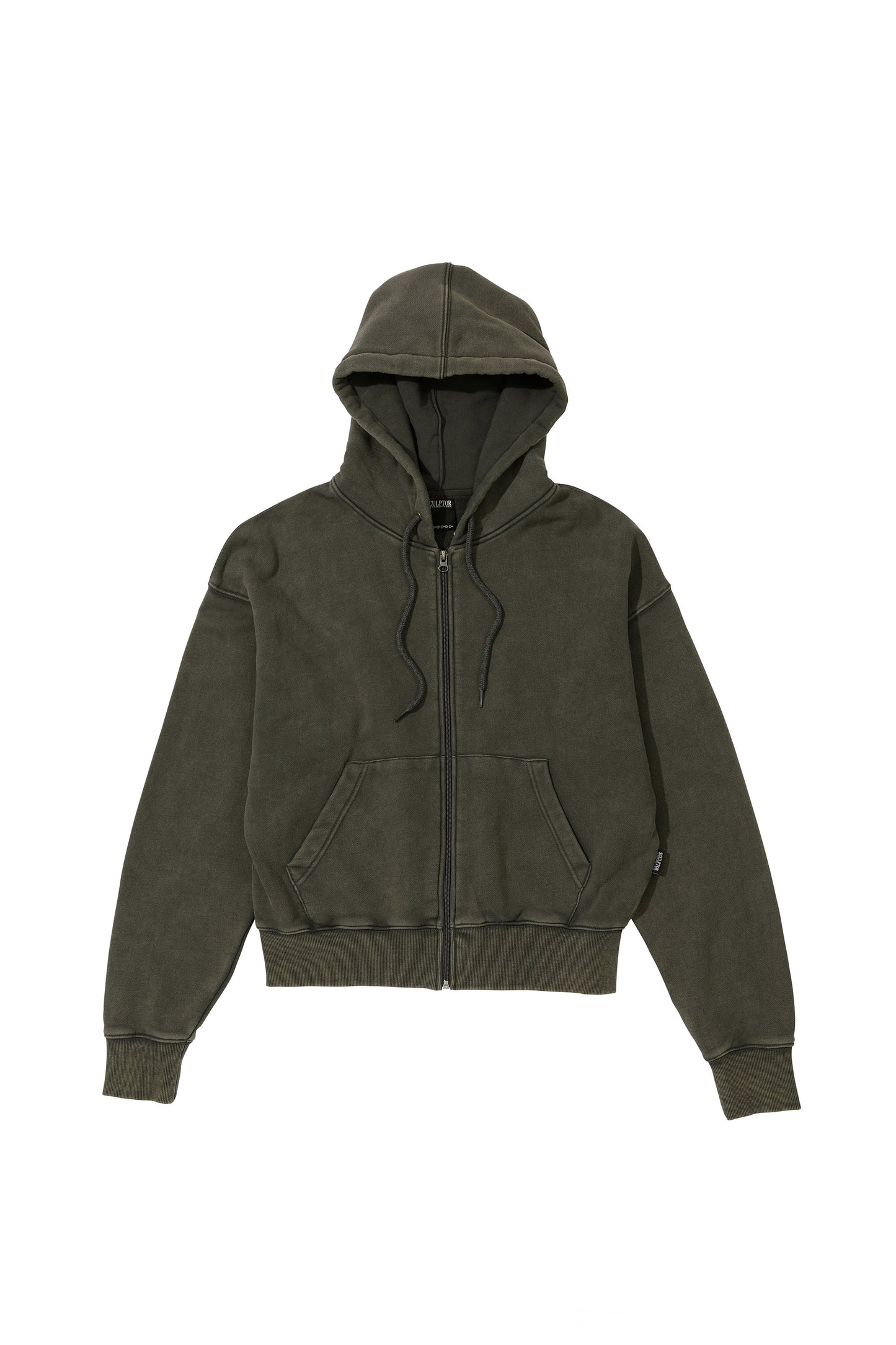 Bad Seed Washed Hoodie Zip-Up Charcoal