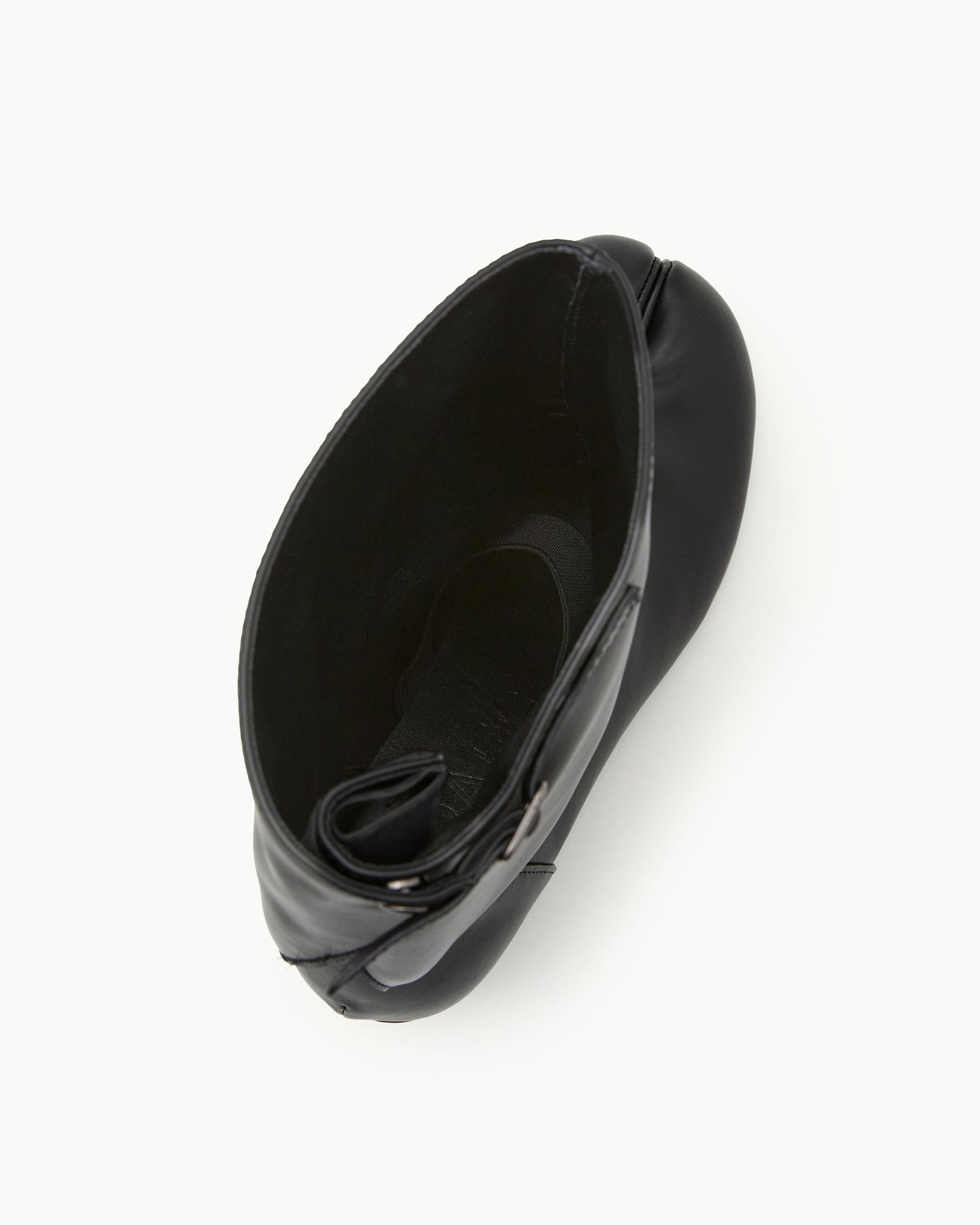 PAES - Wide Buckle Tabi Boots / Black