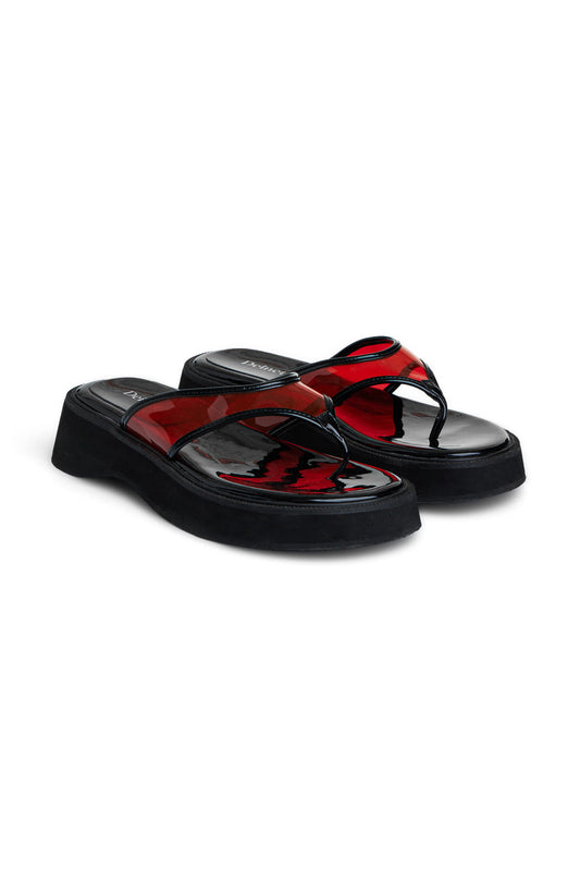 Deinet - JELLY FLIP FLOP IN RED