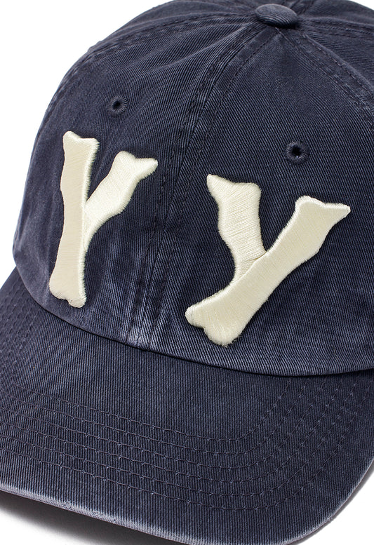OPENYY - YY HEART BONE BALL CAP, NAVY