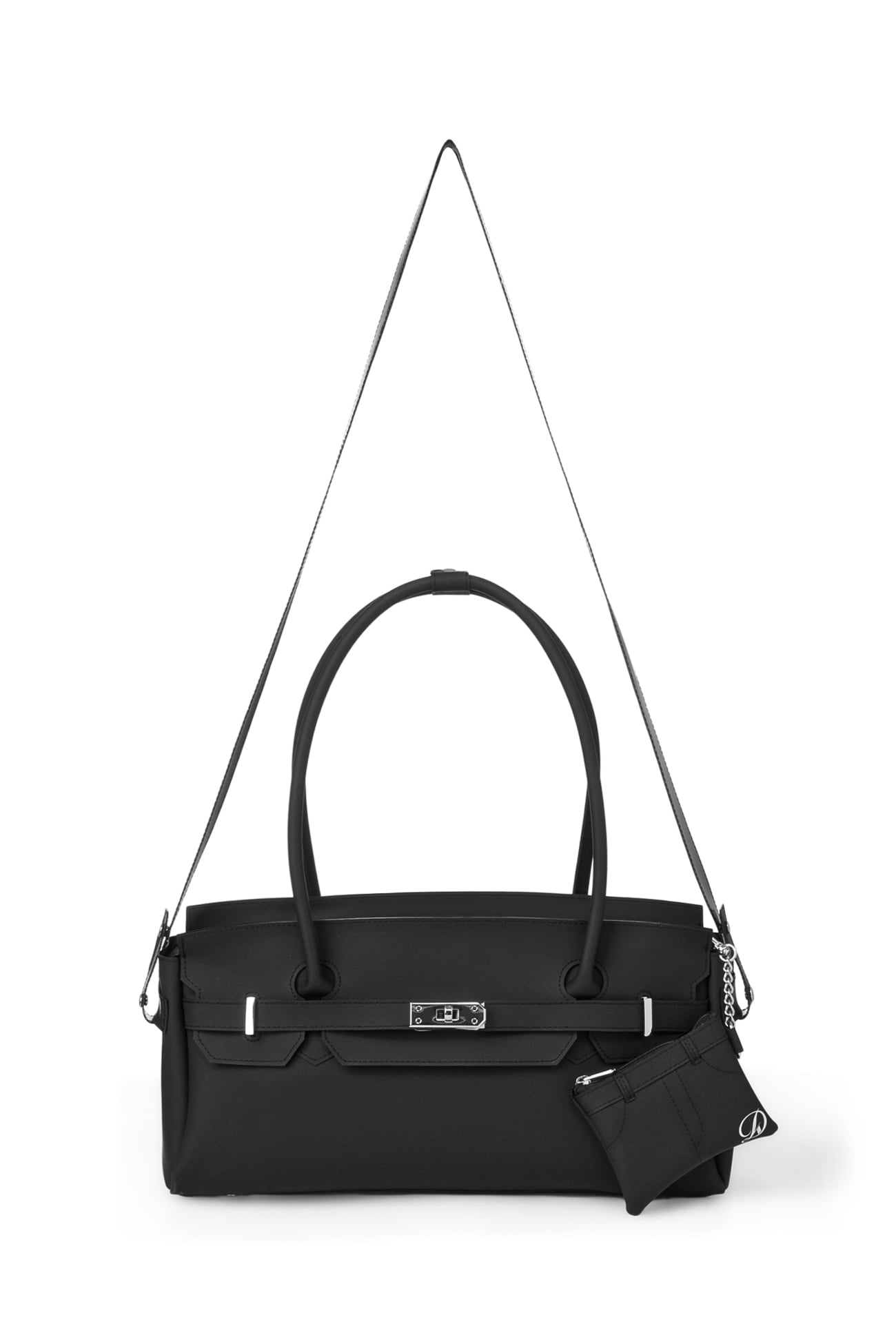 Jelly Firkin-JELLY TWO-WAY BAG IN BLACK
