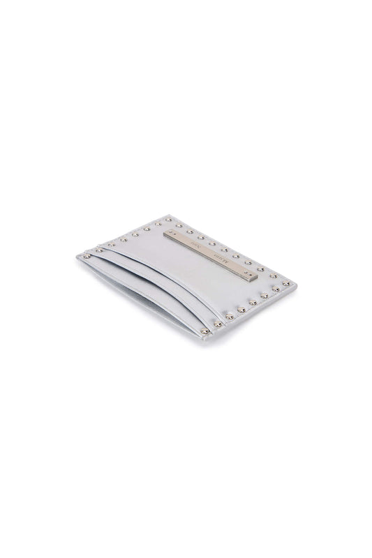 Matin Kim - WESTERN STUD CARD WALLET IN SILVER