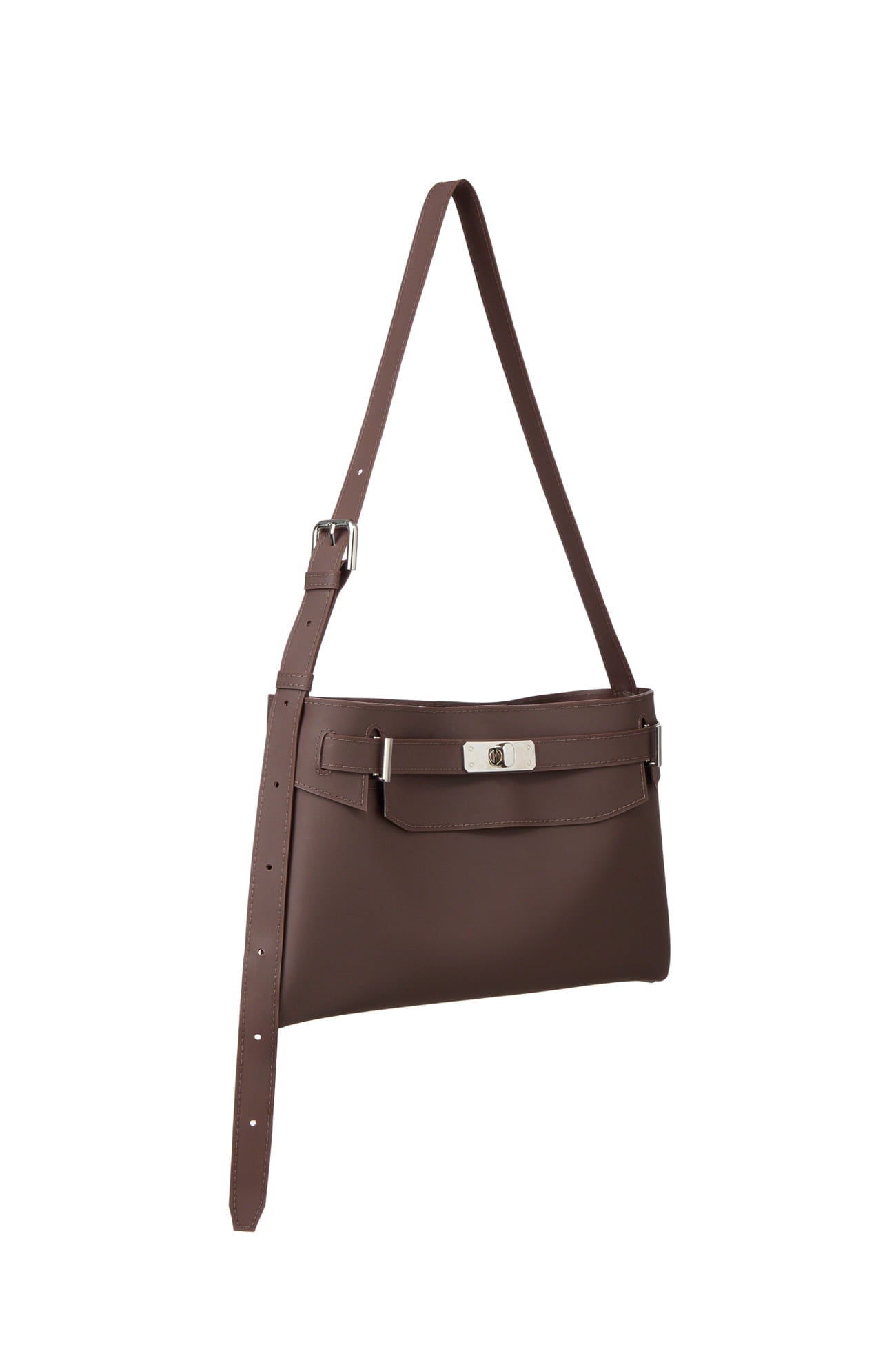🫧JELLY BAG🫧 - JELLY TWO-WAY MIDDLE BAG IN BROWN