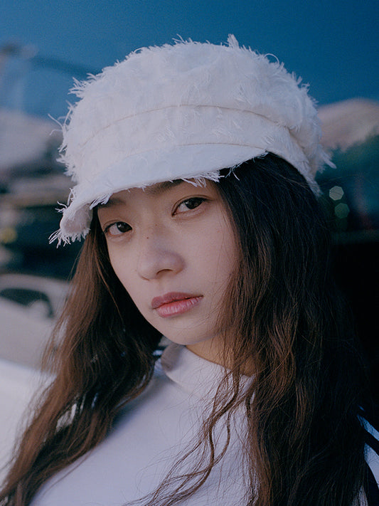 FRINGE NOUVELLE MARGOT HAT IN CREAM