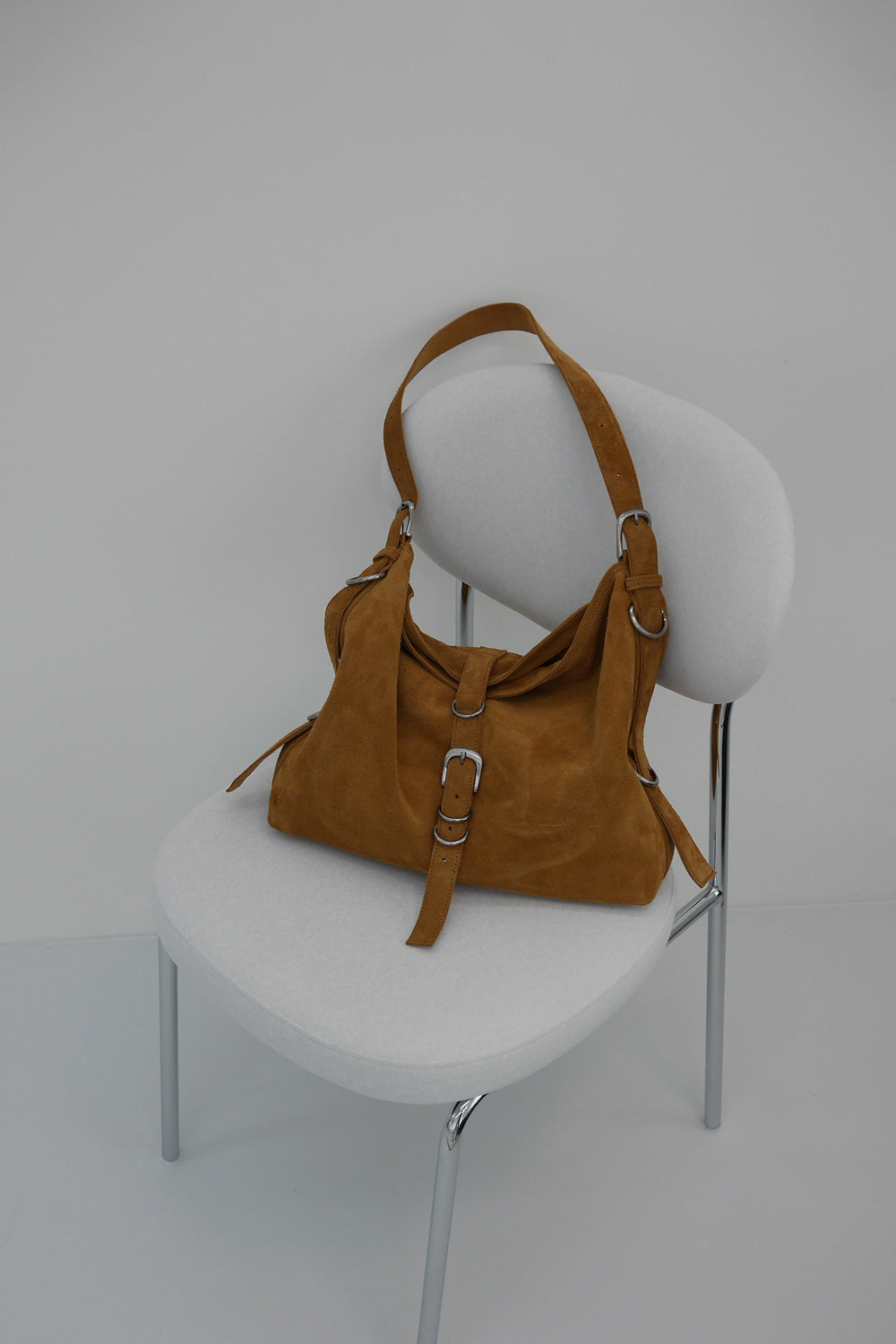 KHIHO -  DIDI BELTED BIG BAG(2-WAY) / CAMEL