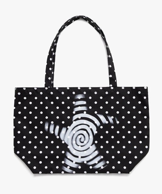 webhouse - Twister Star Tote Bag - Dot Black