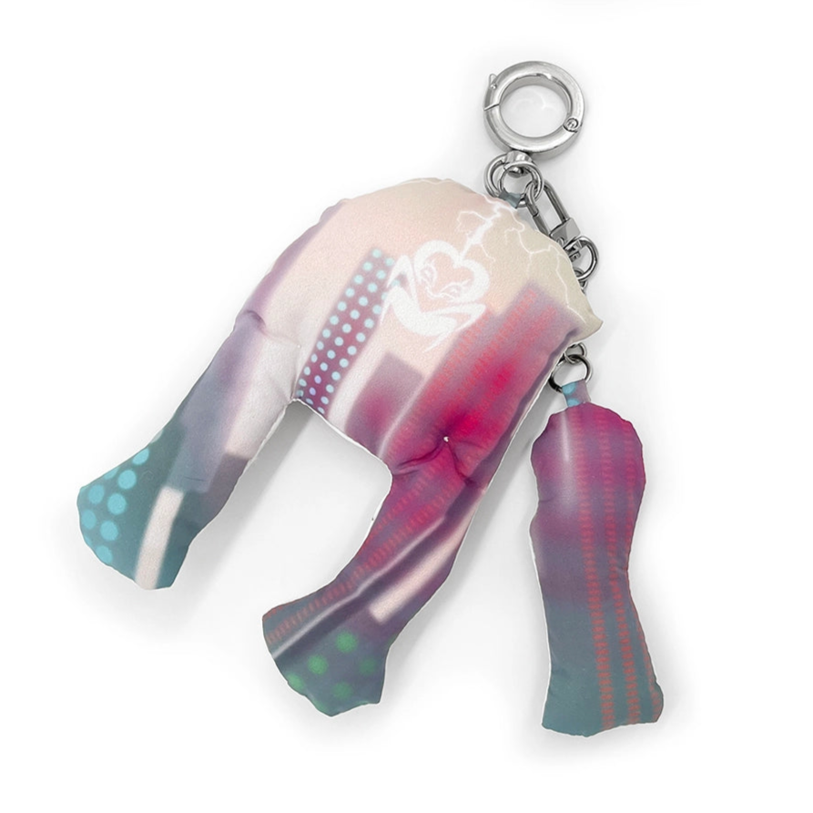 Ornamental body cushion keyring, Hot legs