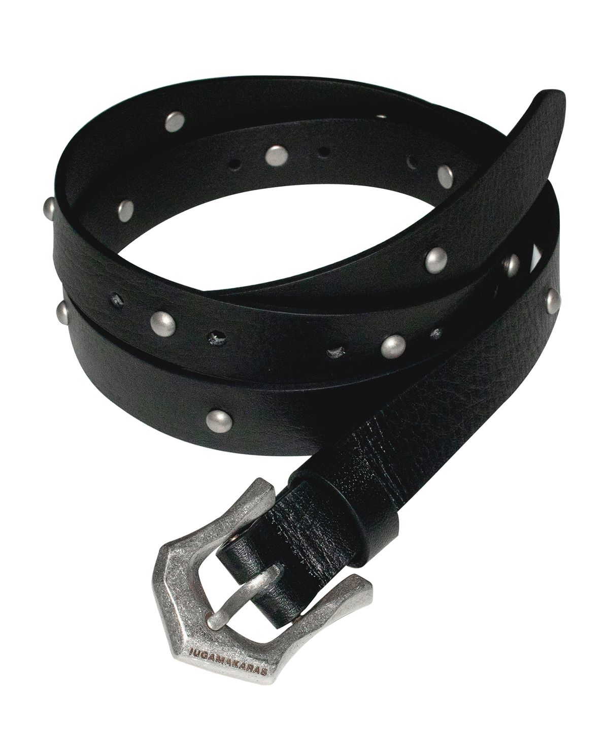 IUGA - Studded Bumpy Buckle Belt (20mm)