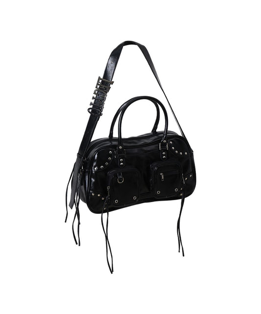 Lecyto Byron Leather City Bag_[Black]