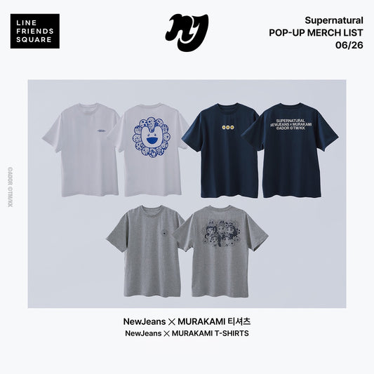 NewJeans X MURAKAMI T-SHIRTS