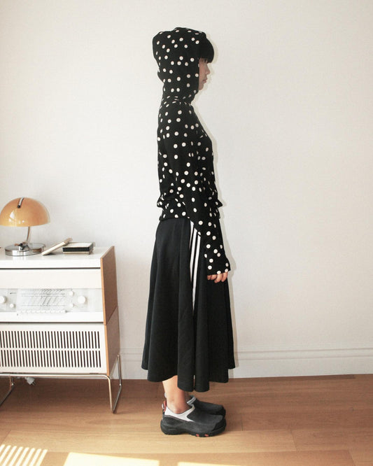 Afternude - DOT HOODIE (BLACK)