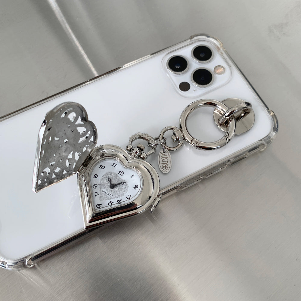 grumpy - Ethereal Heart Watch Keychain