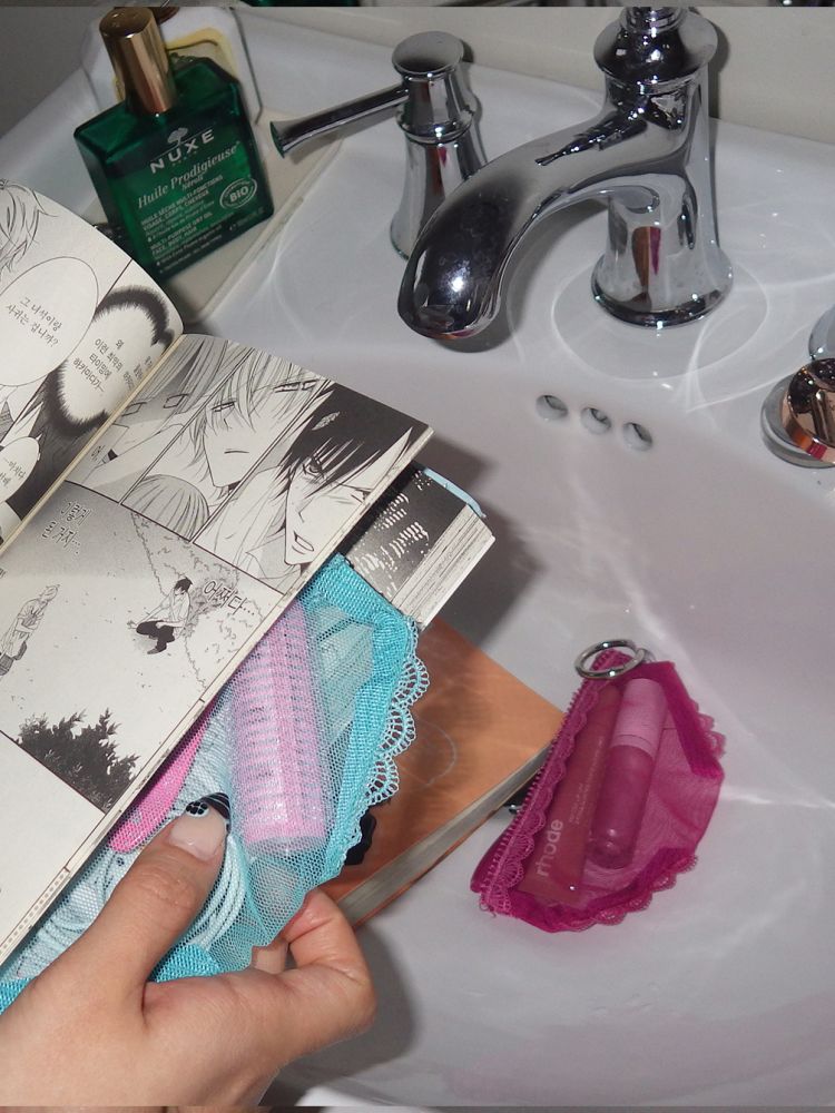 kuel-things－Cheeky pouch (Cherry pink)