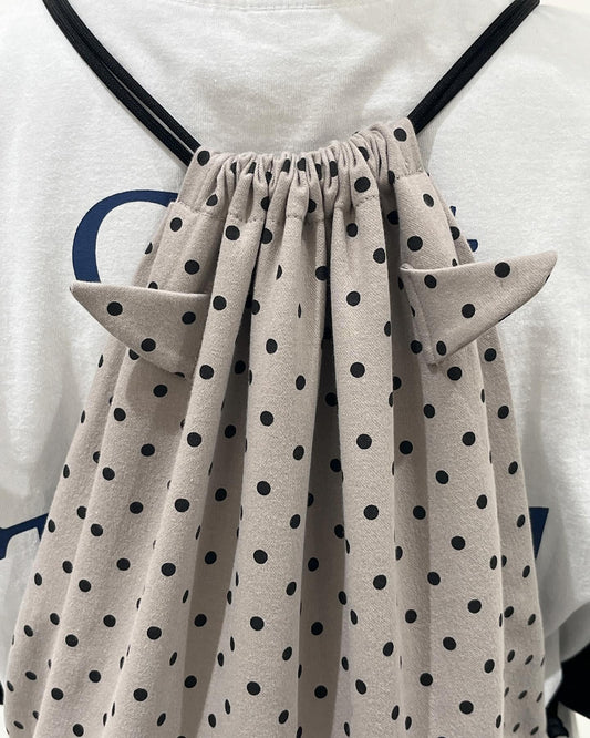 Afternude - AFTER DOT GYM SACK (BEIGE)