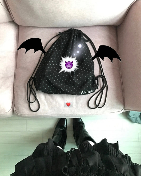 Afternude - AFTER DOT GYM SACK (BLACK)