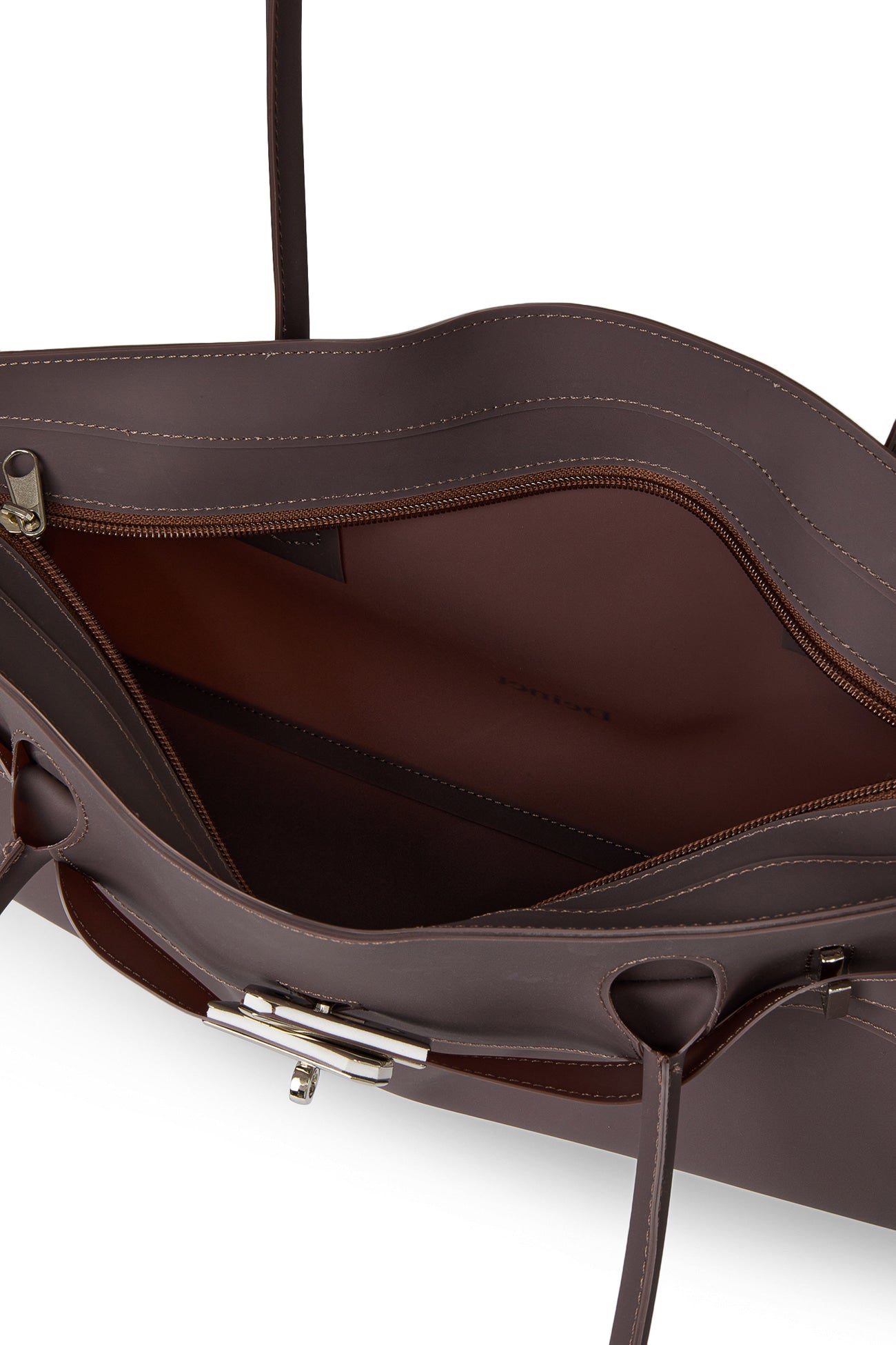 Jelly Firkin-JELLY TWO-WAY BAG IN BROWN