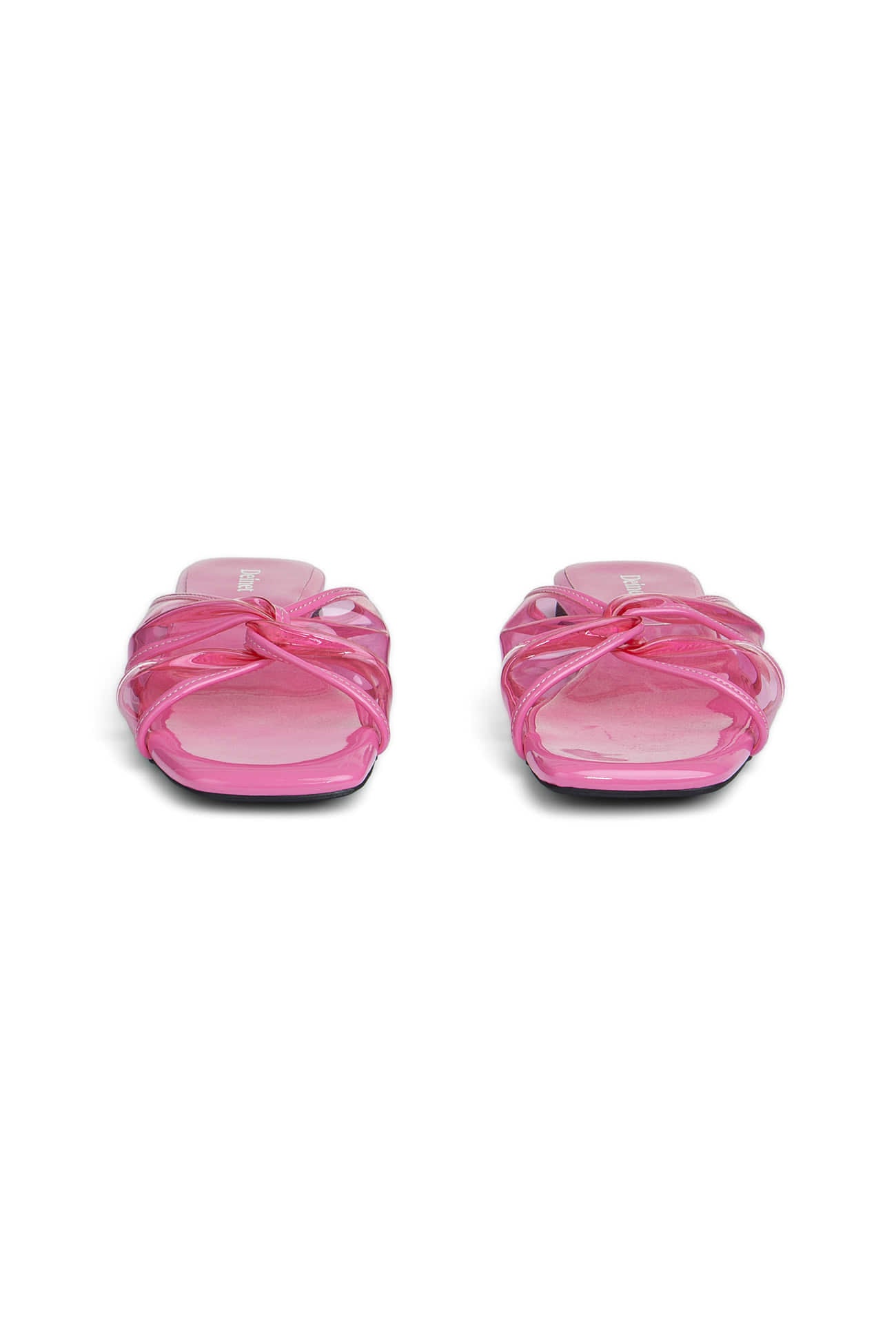 Deinet - JELLY TWISTED SLIPPERS IN PINK