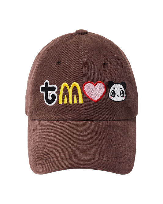 the museum visitor -  TMV PANDA BALLCAP (BROWN)
