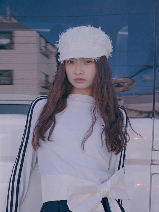 FRINGE NOUVELLE MARGOT HAT IN CREAM