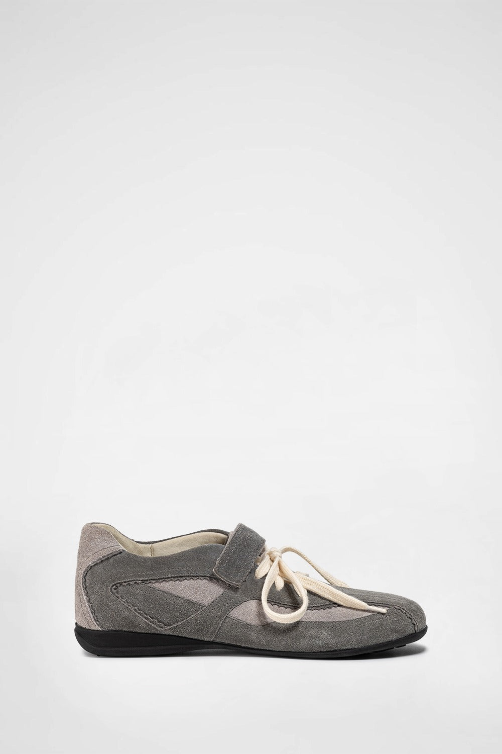 KHIHO -  PINKING MARY JANE SNEAKERS / GREY