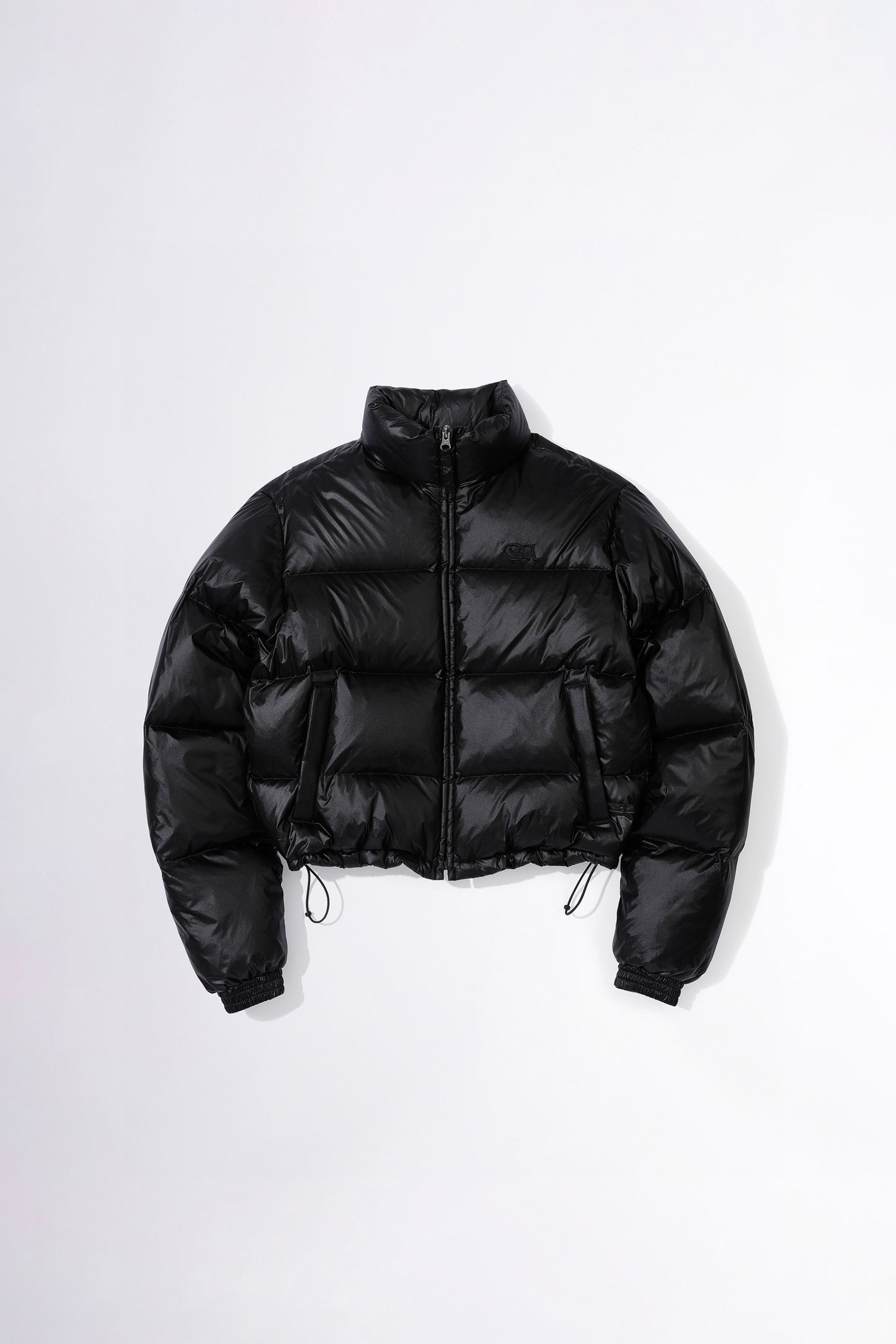 104 Cropped Puffer Down Black