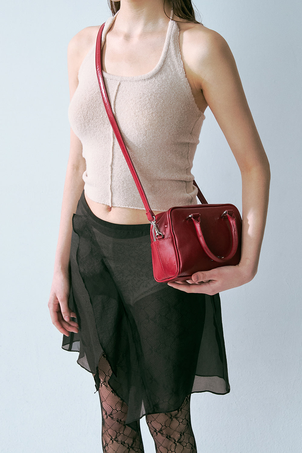 KHIHO -  CARAMEL BAG / RED