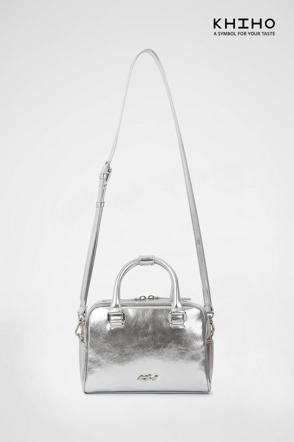 KHIHO -  CARAMEL BAG / SILVER