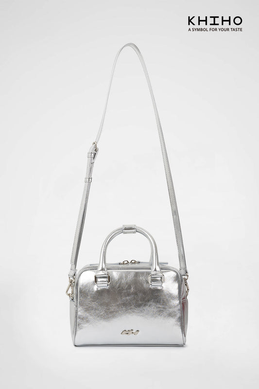 KHIHO - CARAMEL BAG / SILVER