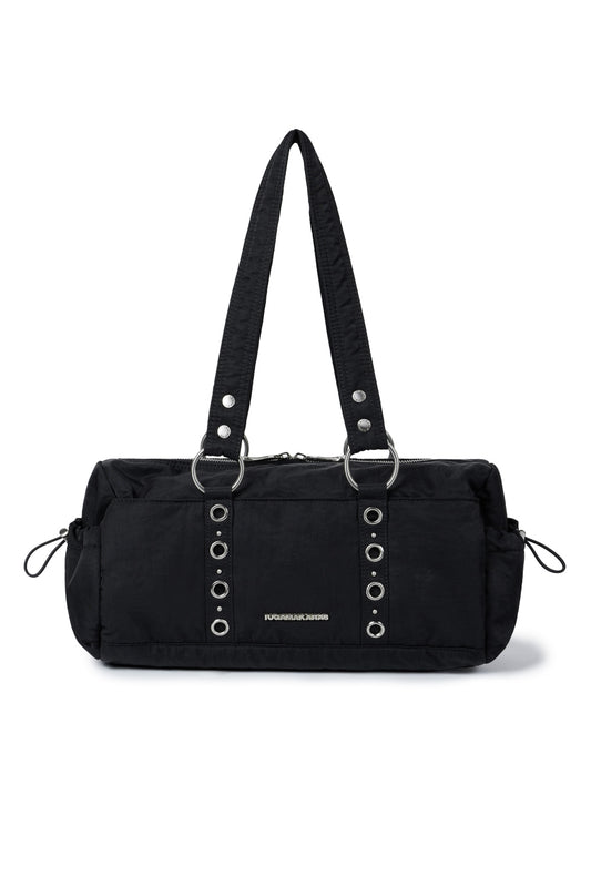 IUGA - Nylon Eyelet Duffle Bag (Black)