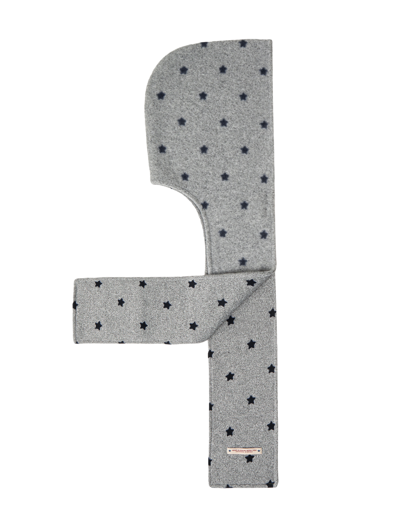 aeae - POCKET HOOD MUFFLER [STAR GREY]