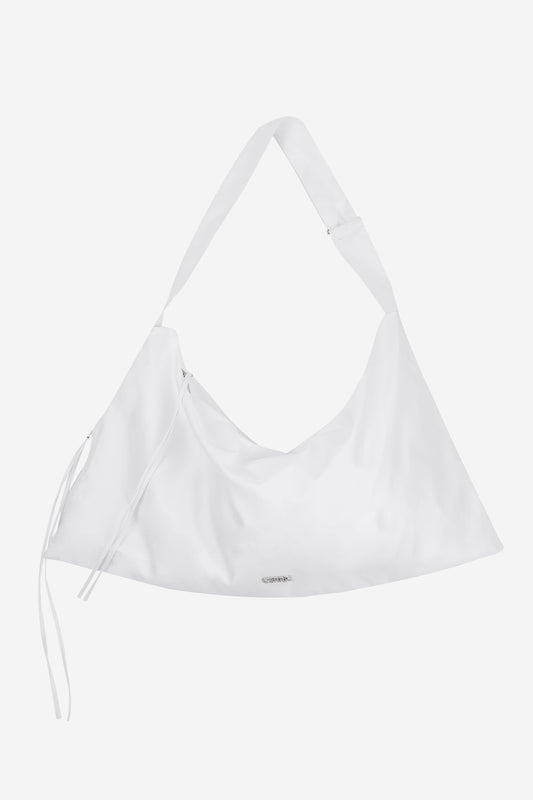 cerric - SHOULDER STRING BIG BAG / WHITE